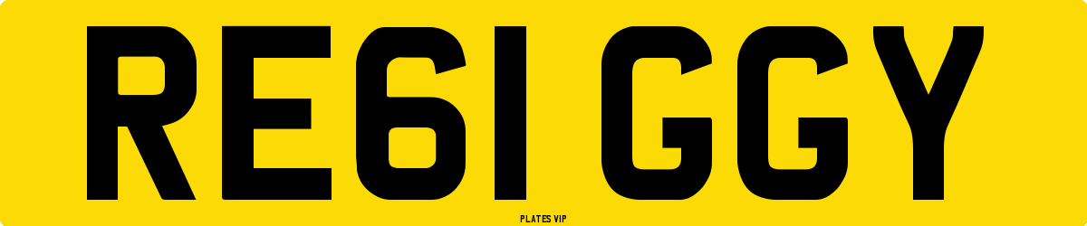 RE61 GGY Number Plate