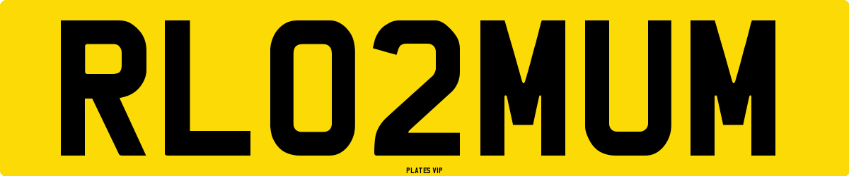 RL 02 MUM Number Plate