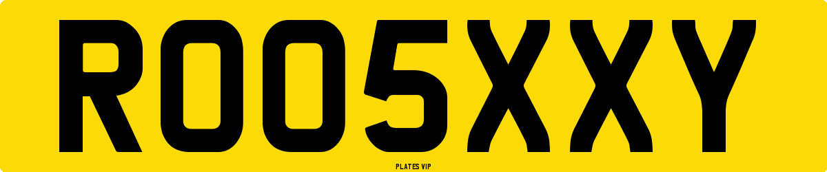 RO 05 XXY Number Plate