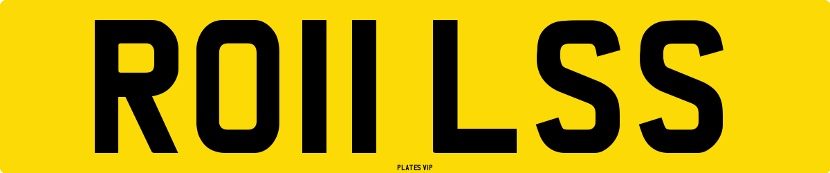 RO11 LSS Number Plate