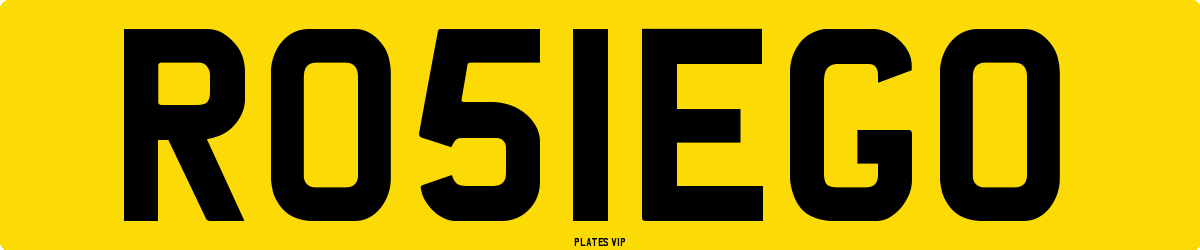 RO51EGO Number Plate