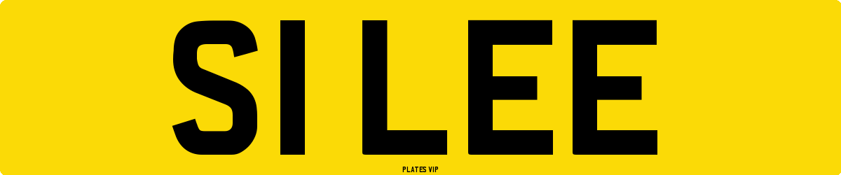 S1 LEE Number Plate