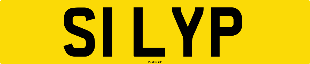 S1 LYP Number Plate