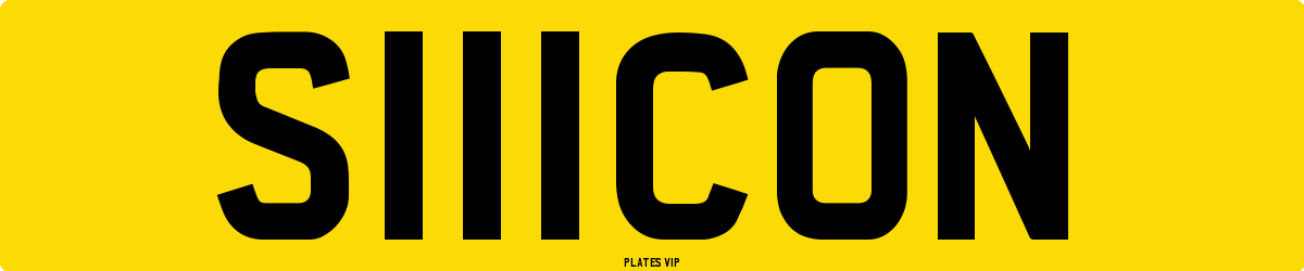S111CON Number Plate