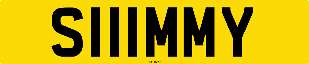 S111MMY Number Plate