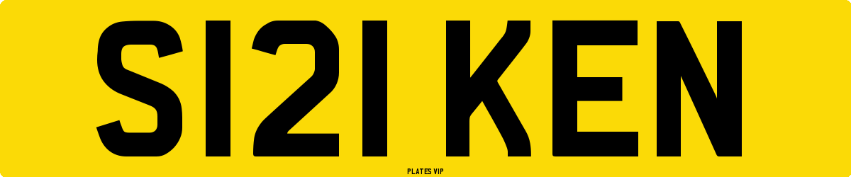 S121 KEN Number Plate