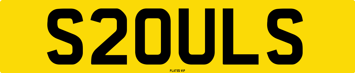 S20ULS Number Plate