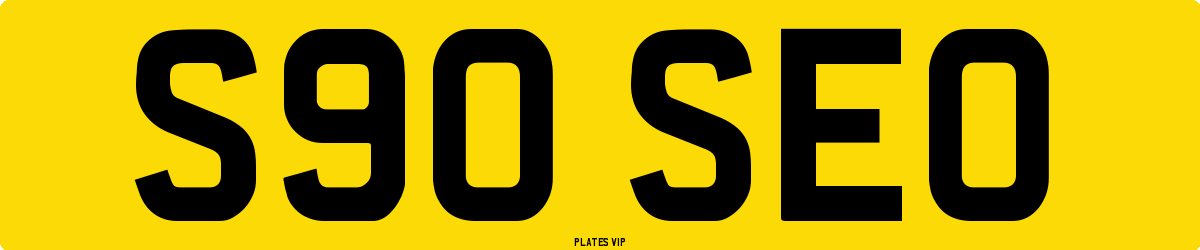 S90 SEO Number Plate