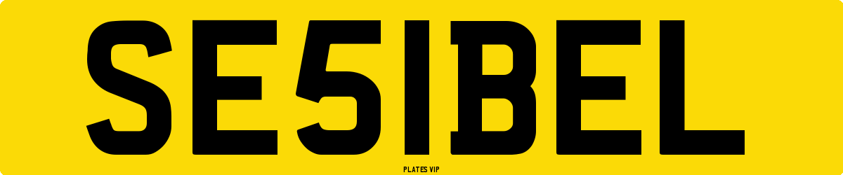 SE51BEL Number Plate