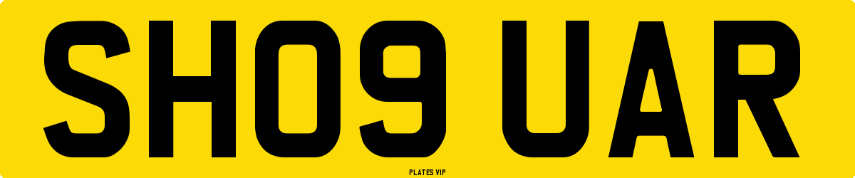 SH09 UAR Number Plate