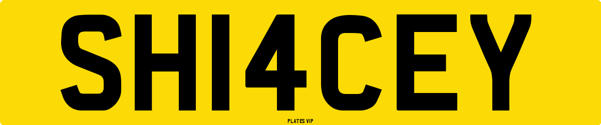 SH14CEY Number Plate