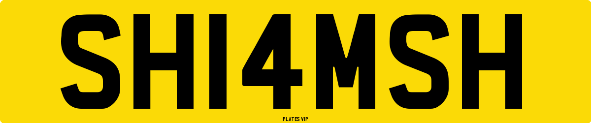 SH14MSH Number Plate