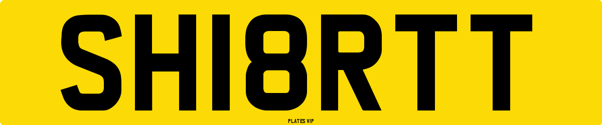 SH18RTT Number Plate