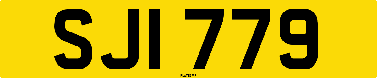 SJI 779 Number Plate