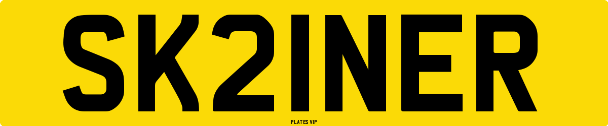SK21NER Number Plate