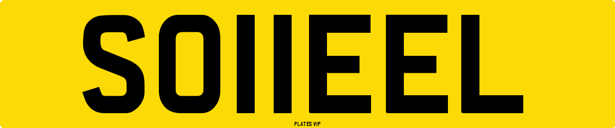 SO11EEL Number Plate