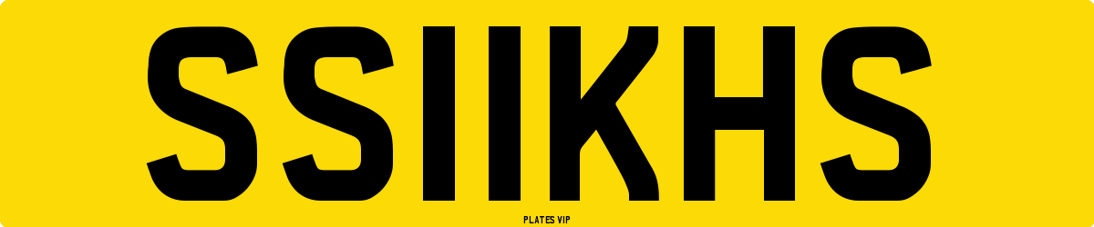 SS11KHS Number Plate