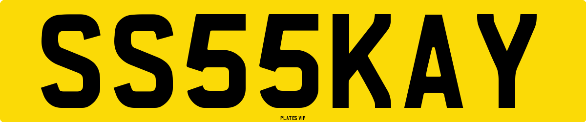 SS55KAY Number Plate