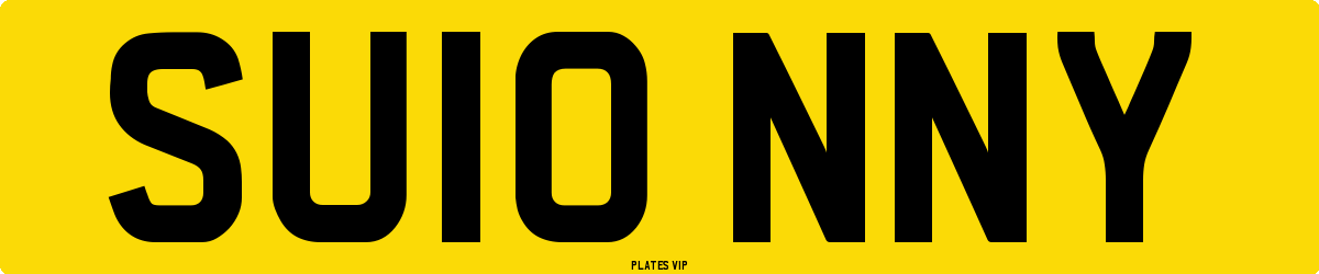 SU10 NNY Number Plate