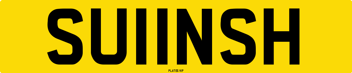 SU11NSH Number Plate