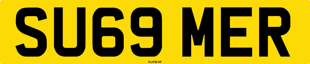 SU69 MER Number Plate