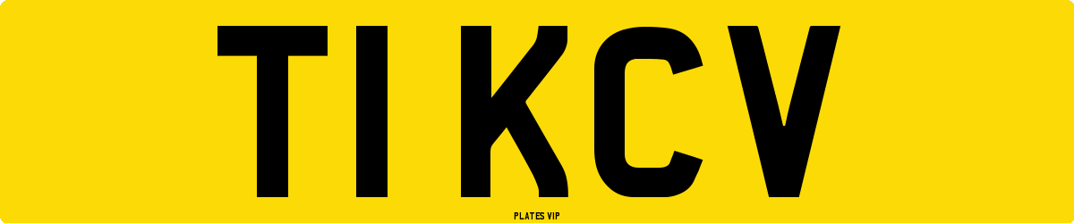 T1 KCV Number Plate