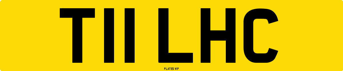T11 LHC Number Plate