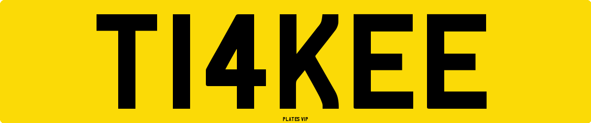 T14KEE Number Plate