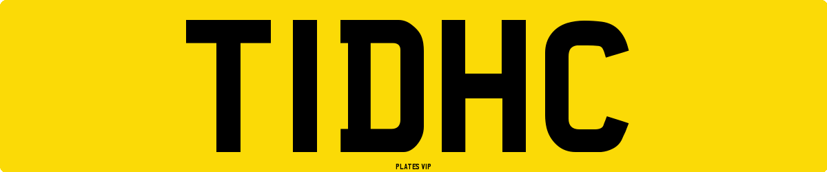 T1DHC Number Plate