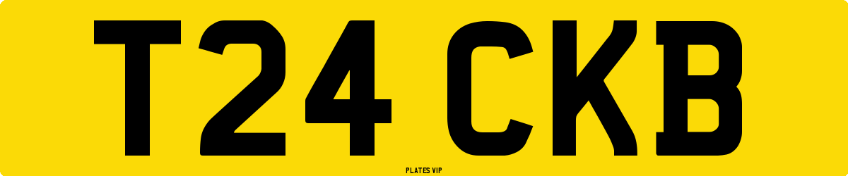 T24 CKB Number Plate