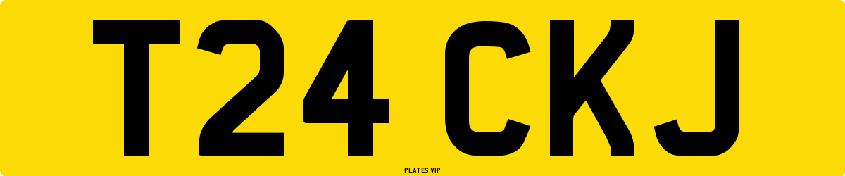 T24 CKJ Number Plate