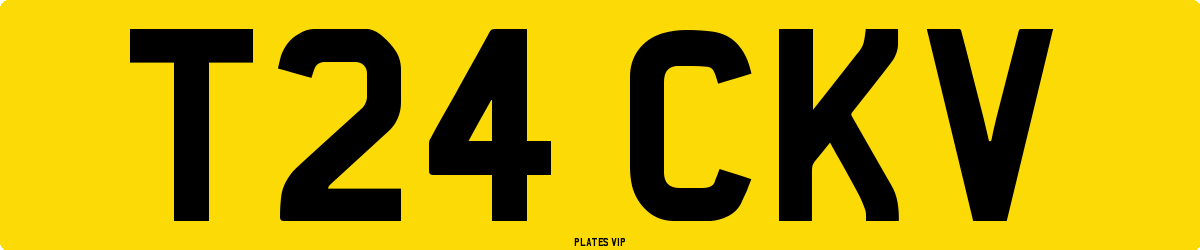 T24 CKV Number Plate