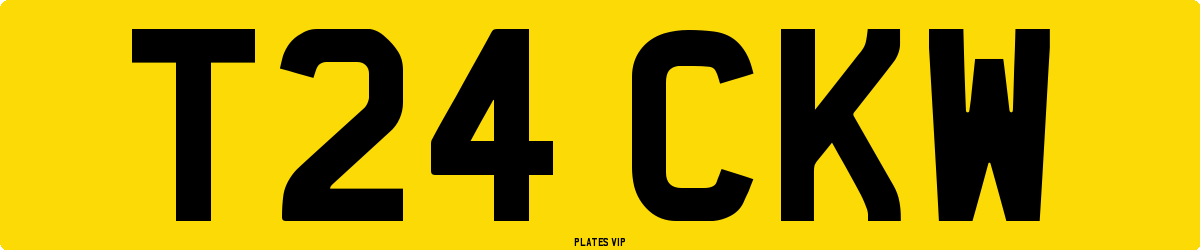 T24 CKW Number Plate