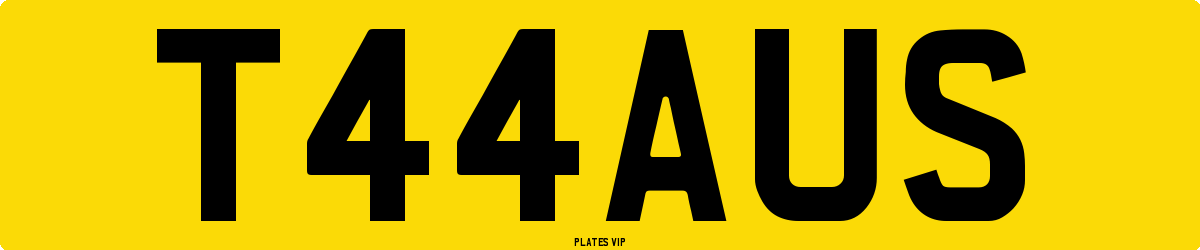 T44AUS Number Plate