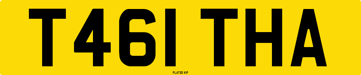 T461 THA Number Plate