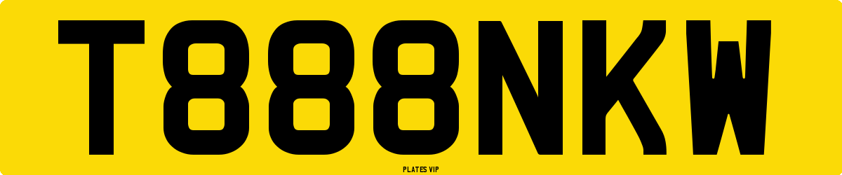 T888NKW Number Plate