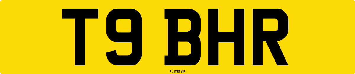 T9 BHR Number Plate