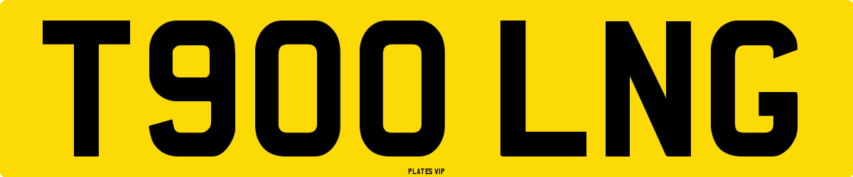 T900 LNG Number Plate