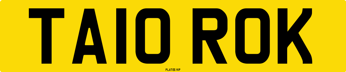 TA10 ROK Number Plate