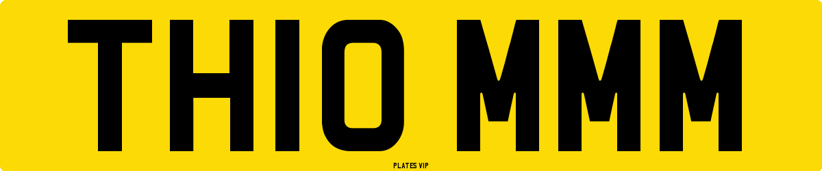 TH10 MMM Number Plate