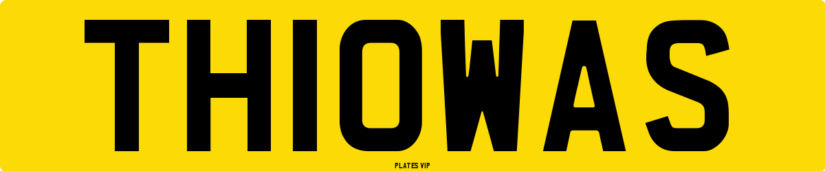 TH10WAS Number Plate