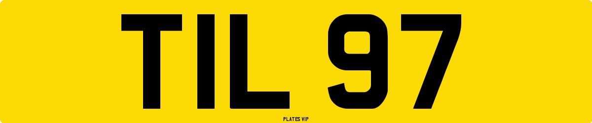 TIL 97 Number Plate