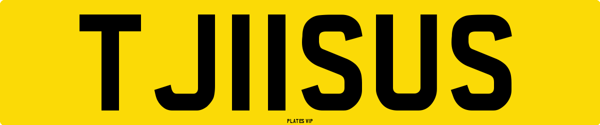 TJ11SUS Number Plate