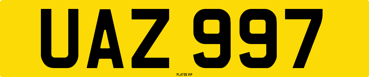 UAZ 997 Number Plate