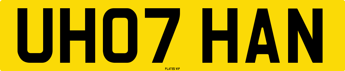 UH07 HAN Number Plate