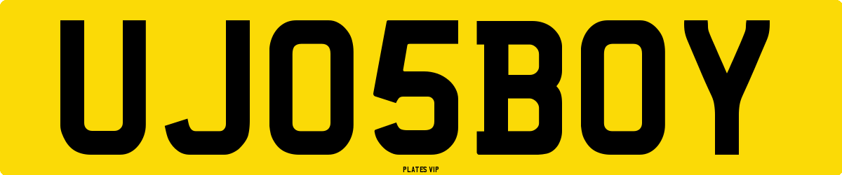 UJ 05 BOY Number Plate