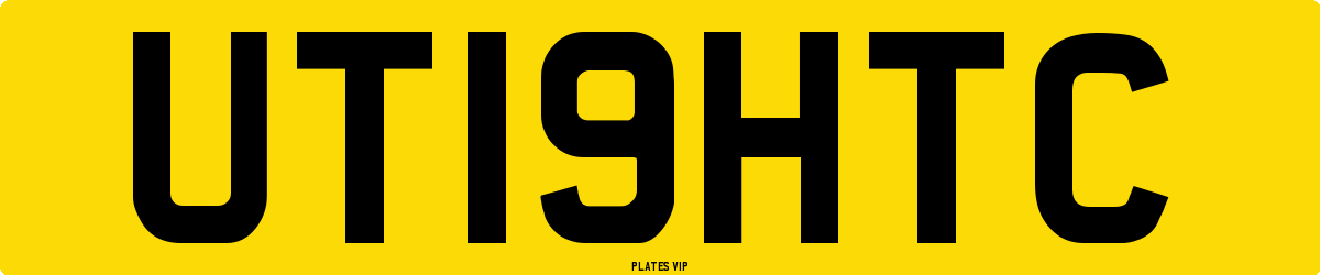 UT19HTC Number Plate