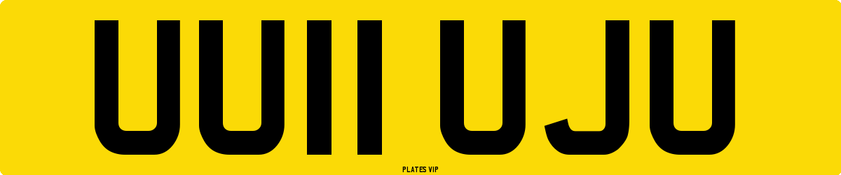 UU11 UJU Number Plate
