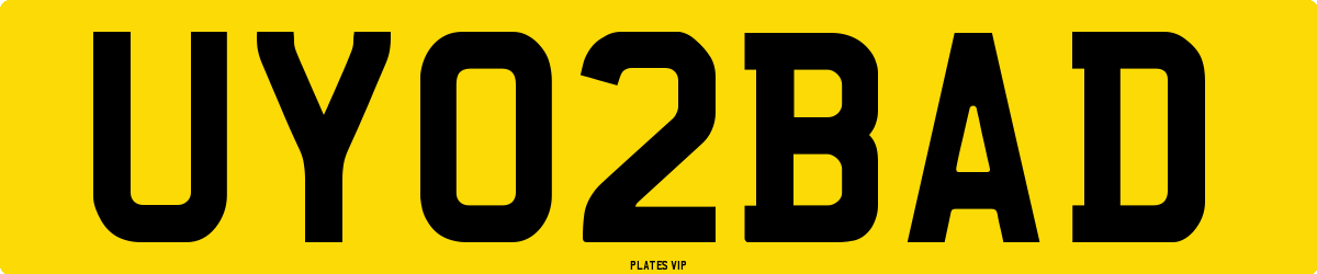 UY 02 BAD Number Plate