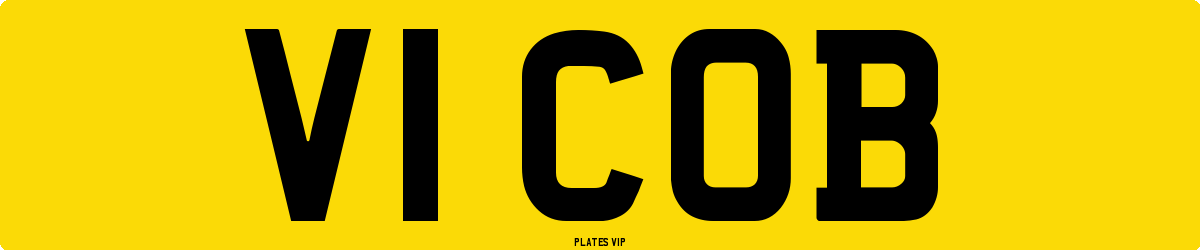 V1 COB Number Plate